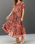 Robe Décontractée Manches Courtes