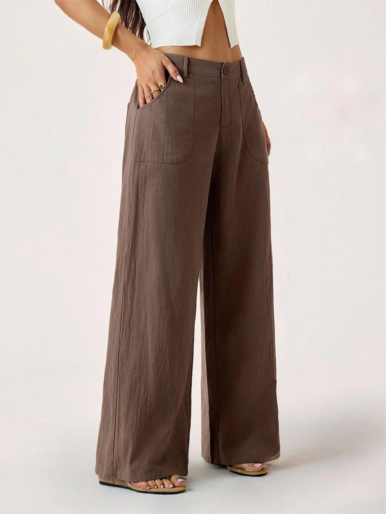 Oaklynn | Pantalon large élégant avec coupe classique