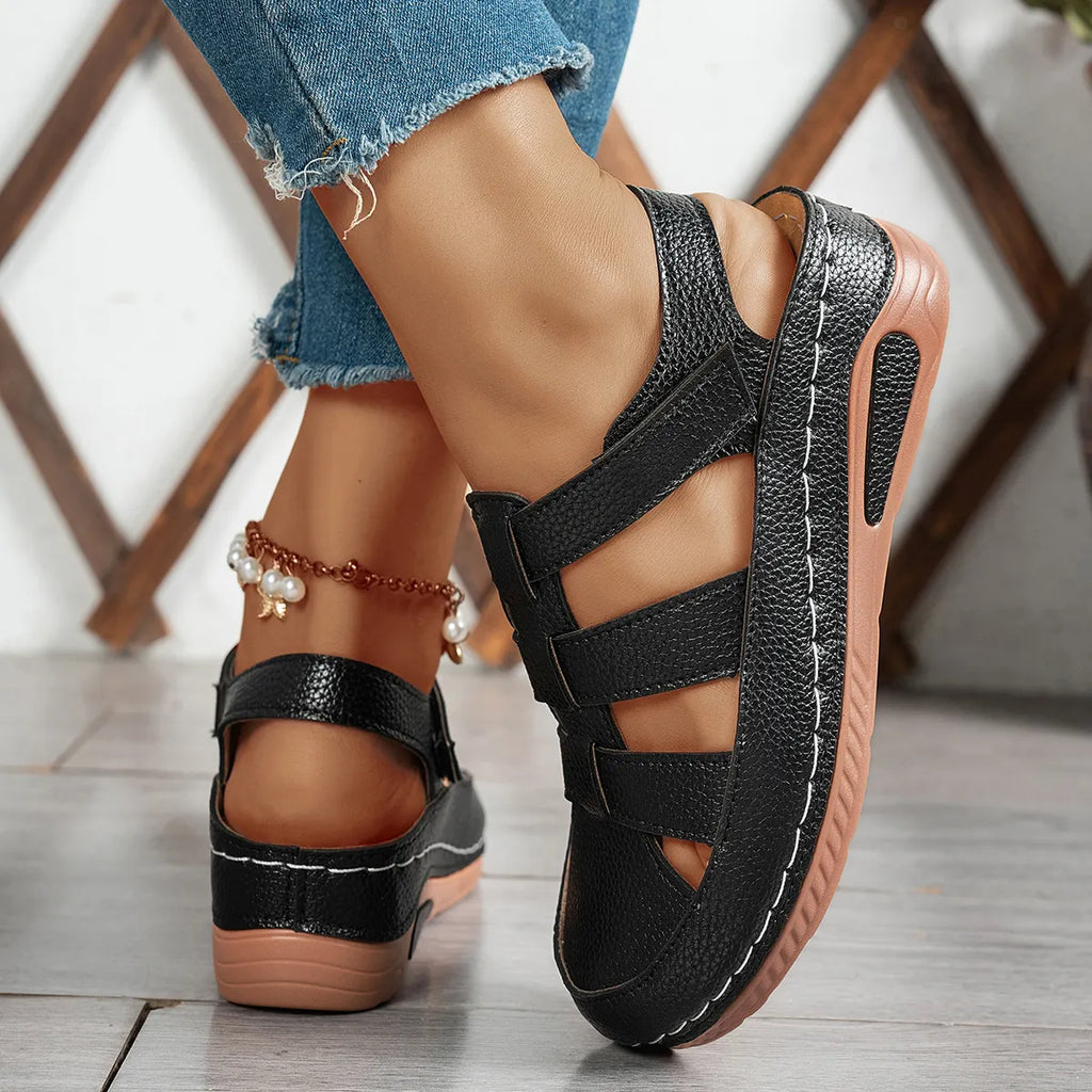 Soralia | Sandales pour femmes à la mode avec semelle de soutien