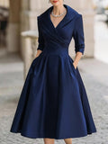 Robe Midi Cocktail Femme | A-Line
