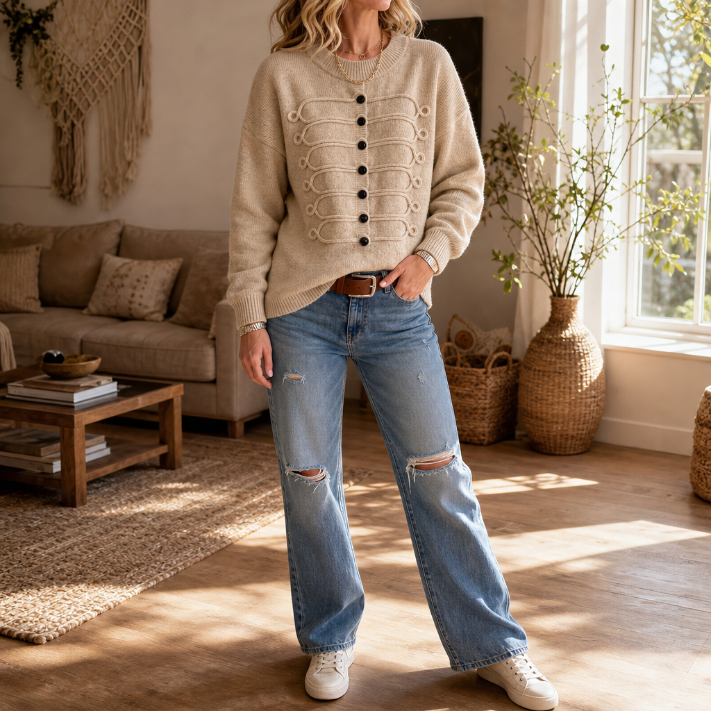 Clara | Pull en Tricot Élégant et Polyvalent pour Femmes