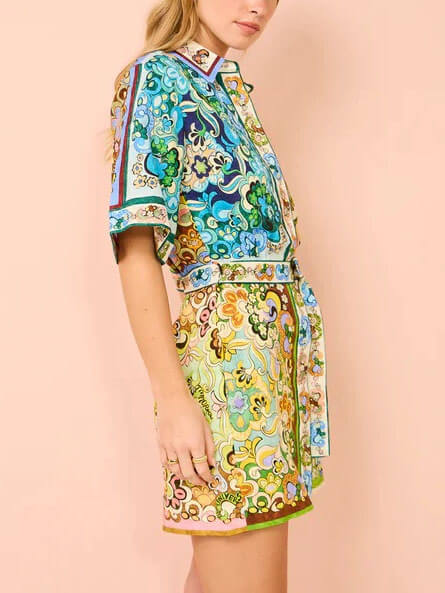 Robe Mini Boho Femme | À Volants
