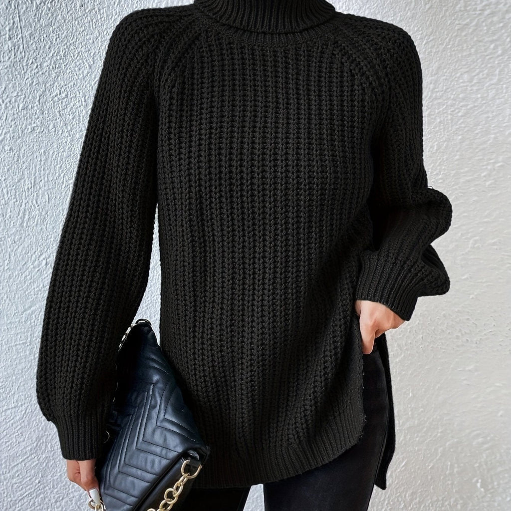 SWEAT-SHIRT À COL HAUT ET COUPE ÉLÉGANTE POUR FEMMES