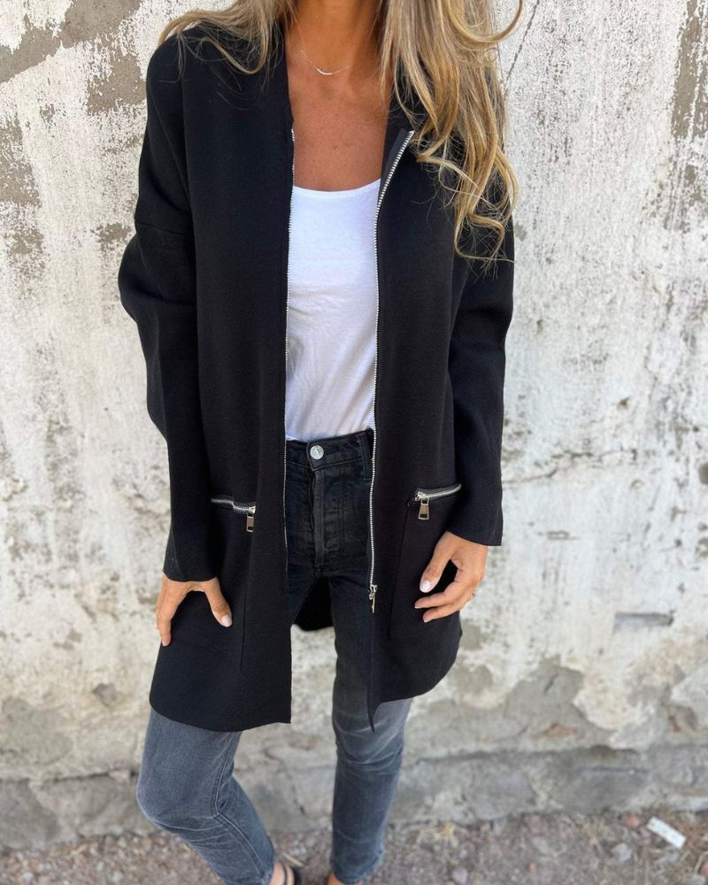 Marlies - Gilet Oversized Élégant en Maille
