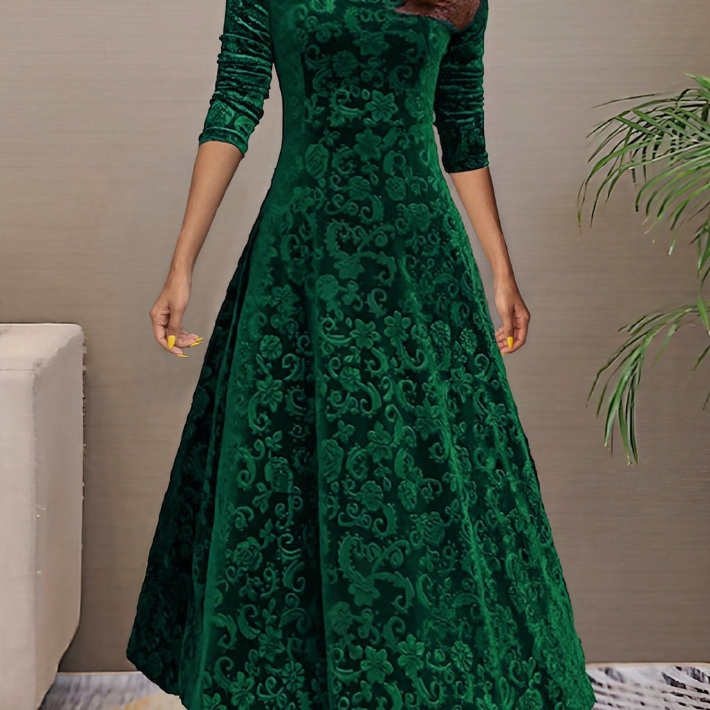 Nancy | Robe de fête en velours luxueux