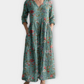 Sigruna | Robe Maxikleid Boho en tissu premium doux