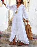 Lucy™ - Robe en Lin Boho