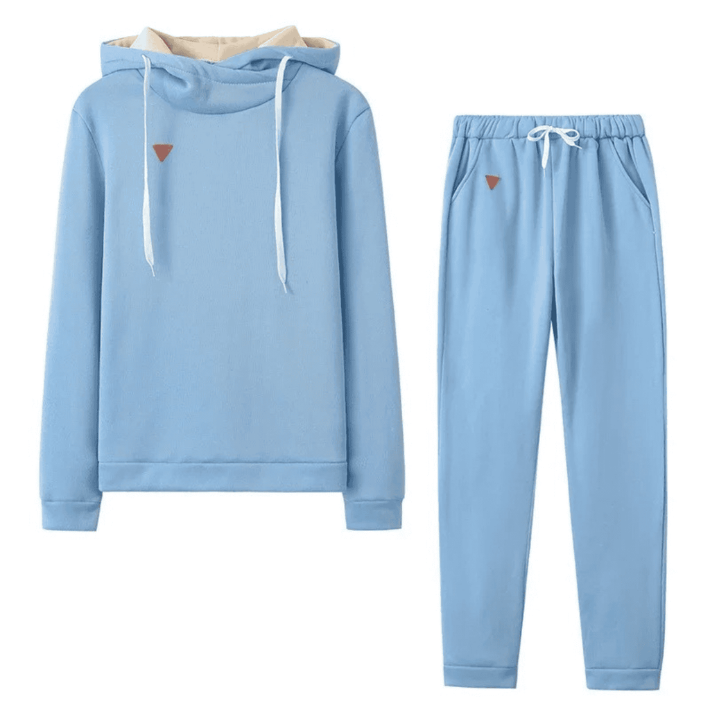 Ensemble Élégant avec Capuche et Pantalons de Jogging – Détente Élégante