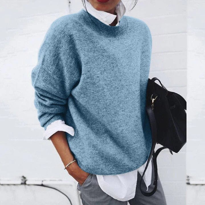 Simone - Pull Oversize Élegant en Tricot Lâche