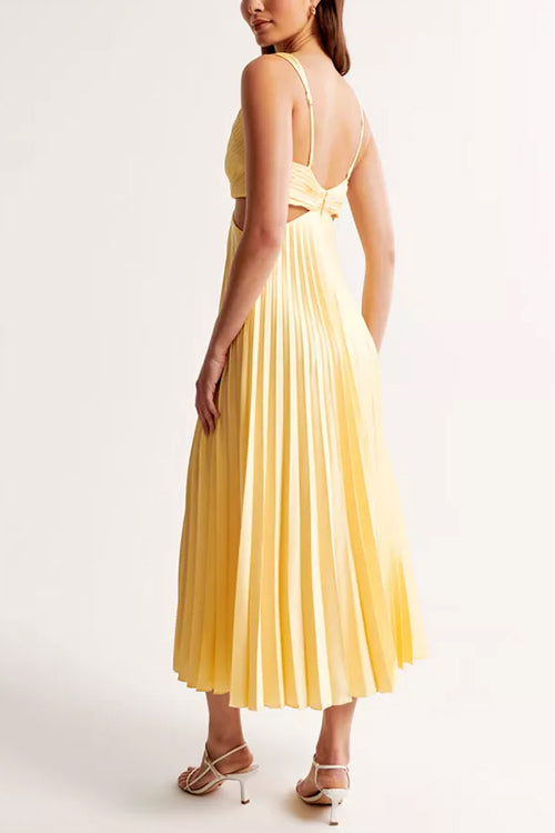 Elsa | Robe Maxi Plissée Élégante