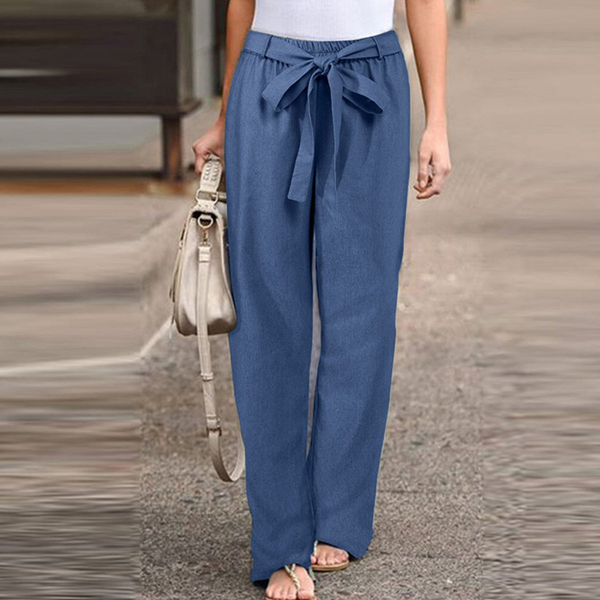 Pantalons pour Femmes | Pantalon Large à Cordon