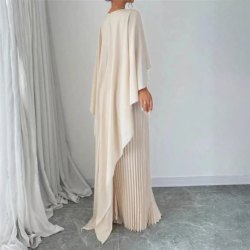 Celestina | Robe Maxi avec Cape pour Invités de Mariage