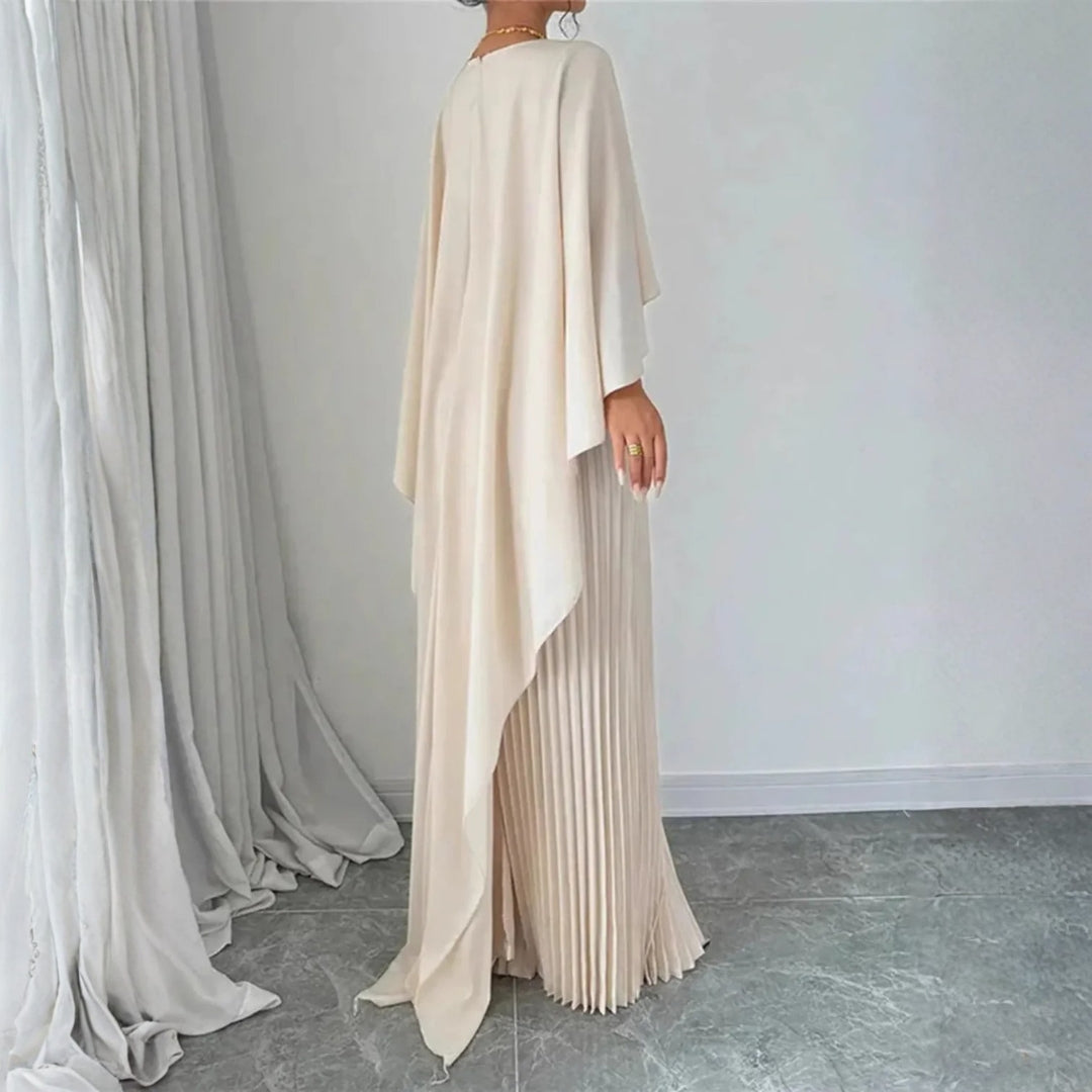 Celestina | Robe Maxi avec Cape pour Invités de Mariage