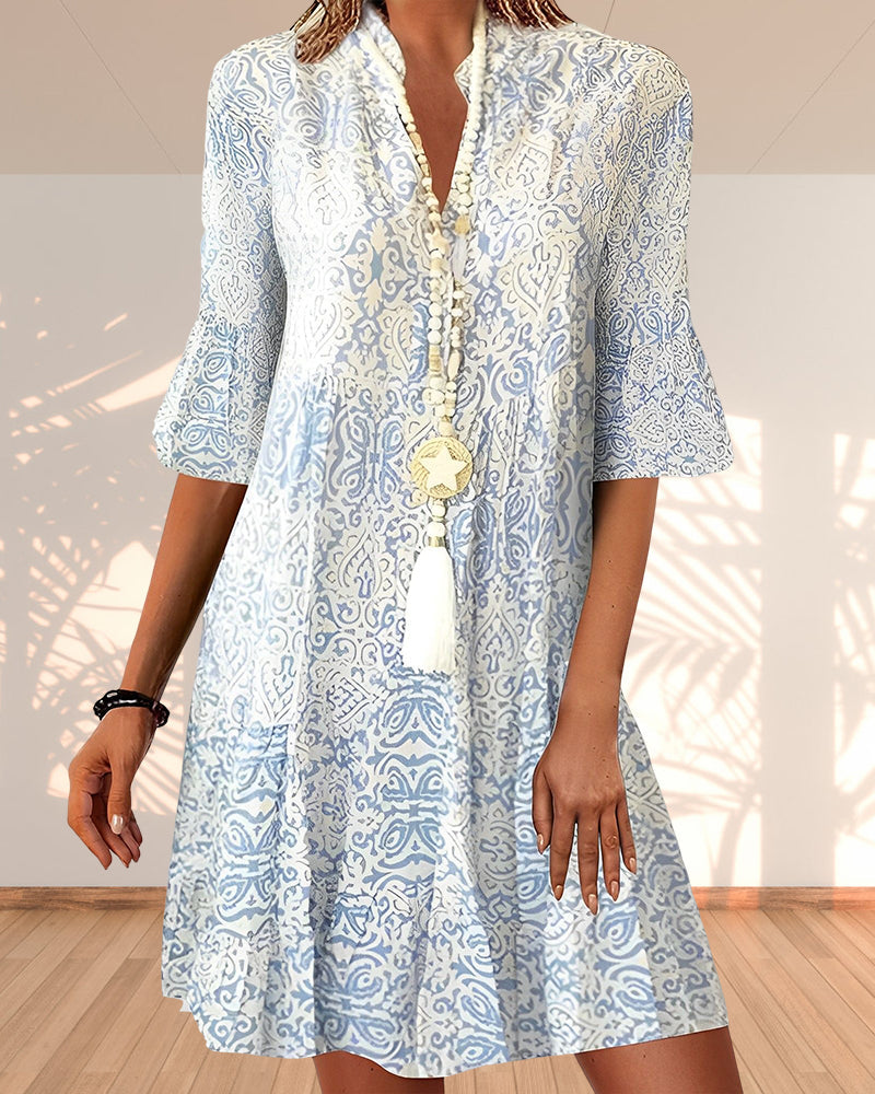 Robe Midi Boho Femme | Florale