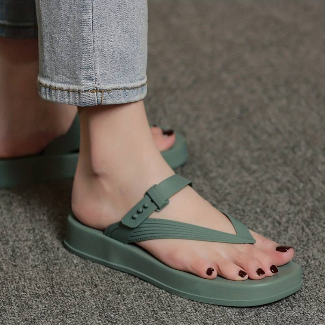 Tongs Plates À Conception Ouverte Pour Femmes | Idéales Pour L’Été