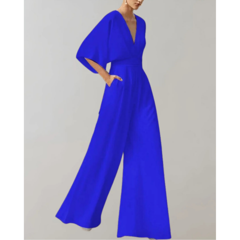 Combinaison ajustée et fluide pour femme | Chic
