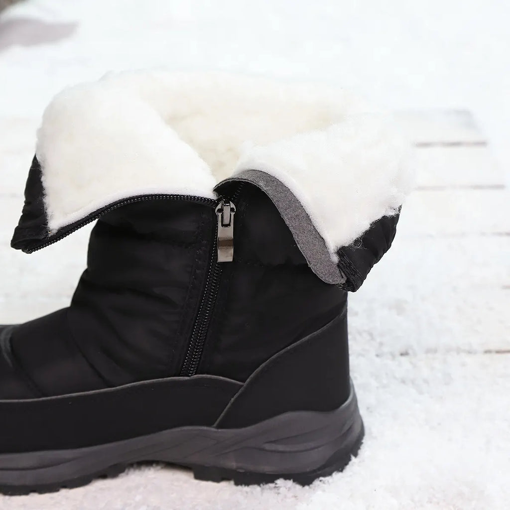 Snavie | Bottes d'hiver pour femmes à tige mi-haute