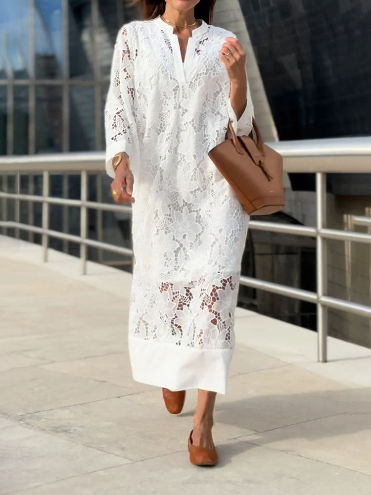 Nerisse - Robe en dentelle confortable