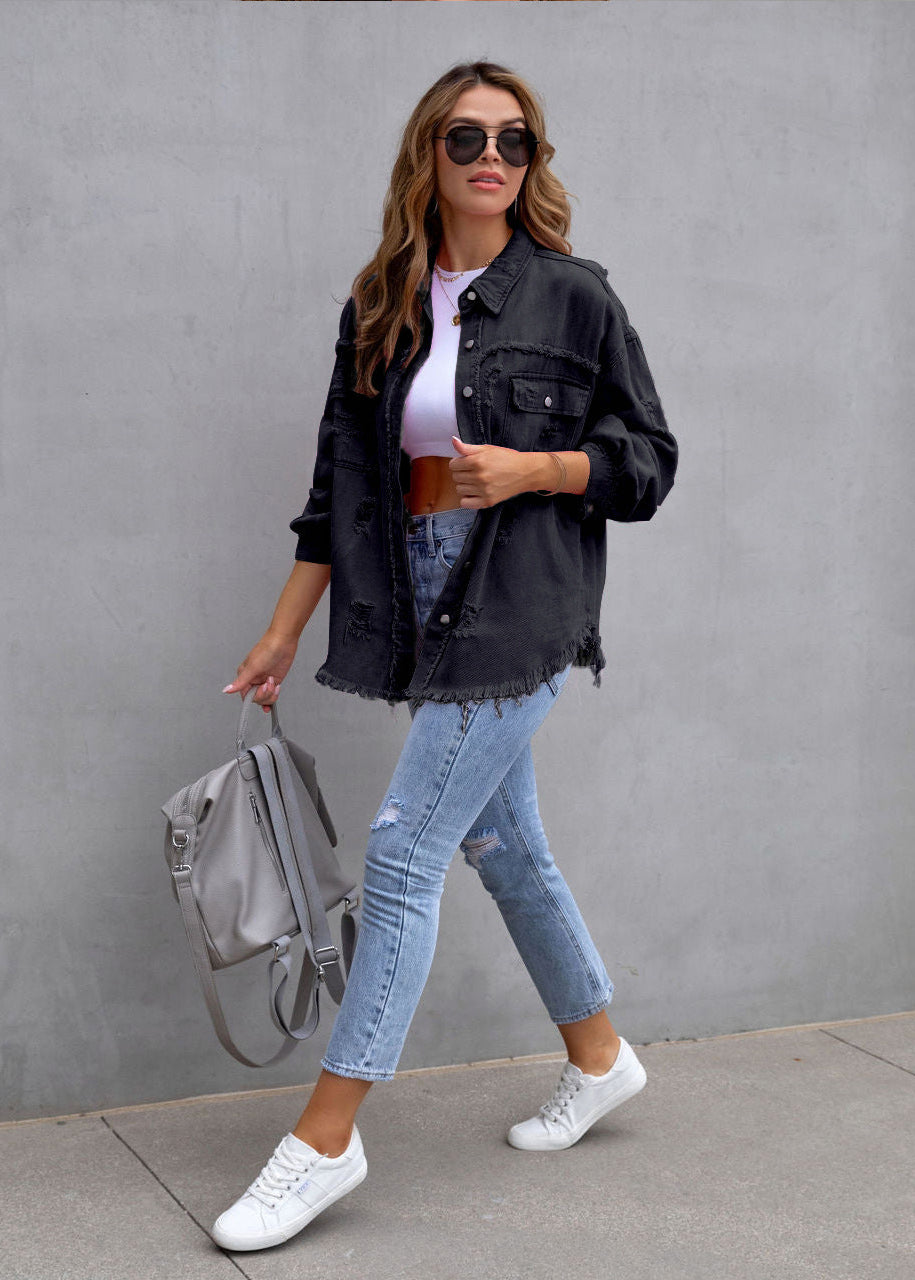 Veste en Denim Mi-saison