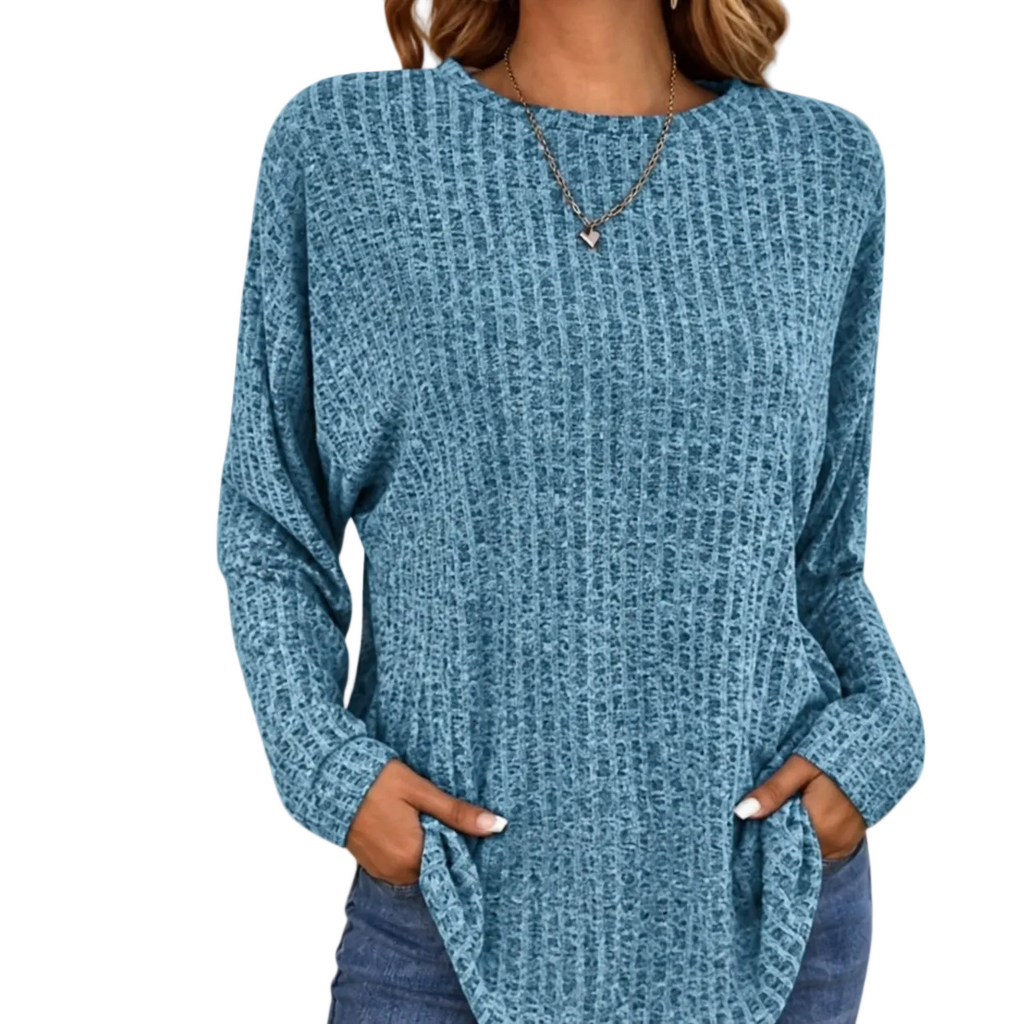 Camilla | Pull en Tricot Oversize Élégant et Confortable avec Texture Waffle