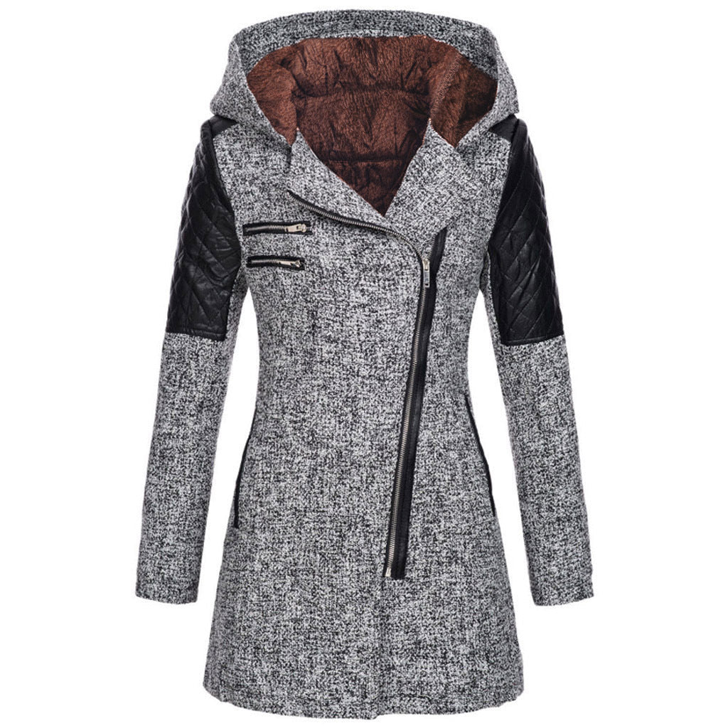 Wendy - Manteau d'Hiver Stylé Cintré avec Capuche