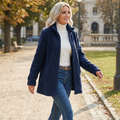 Alessora | Veste teddy femme avec col montant