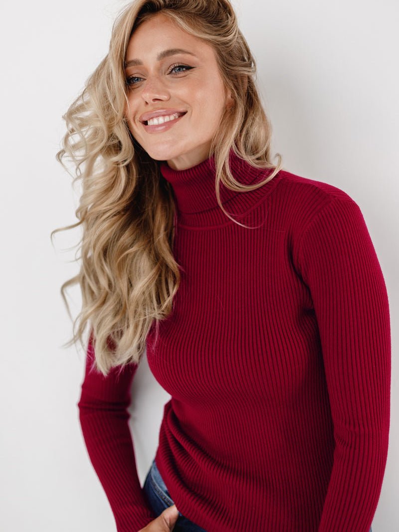 Diana | Pull col roulé classique et polyvalent pour femmes