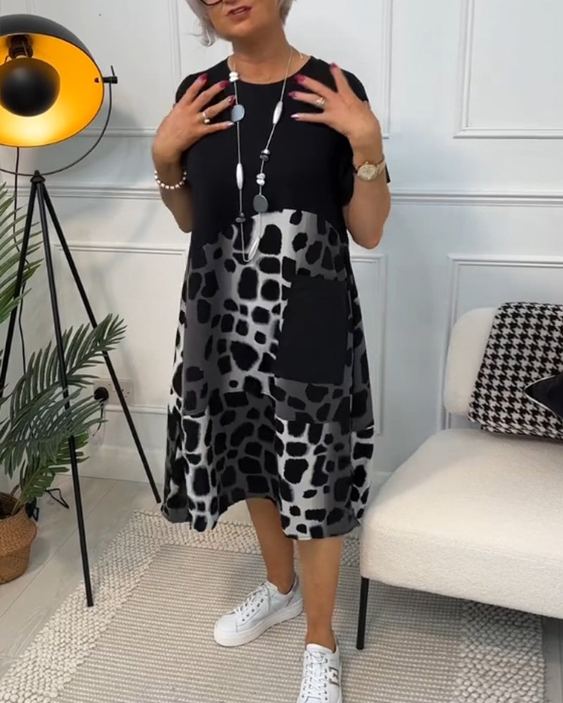 Sherlene - Robe imprimé léopard