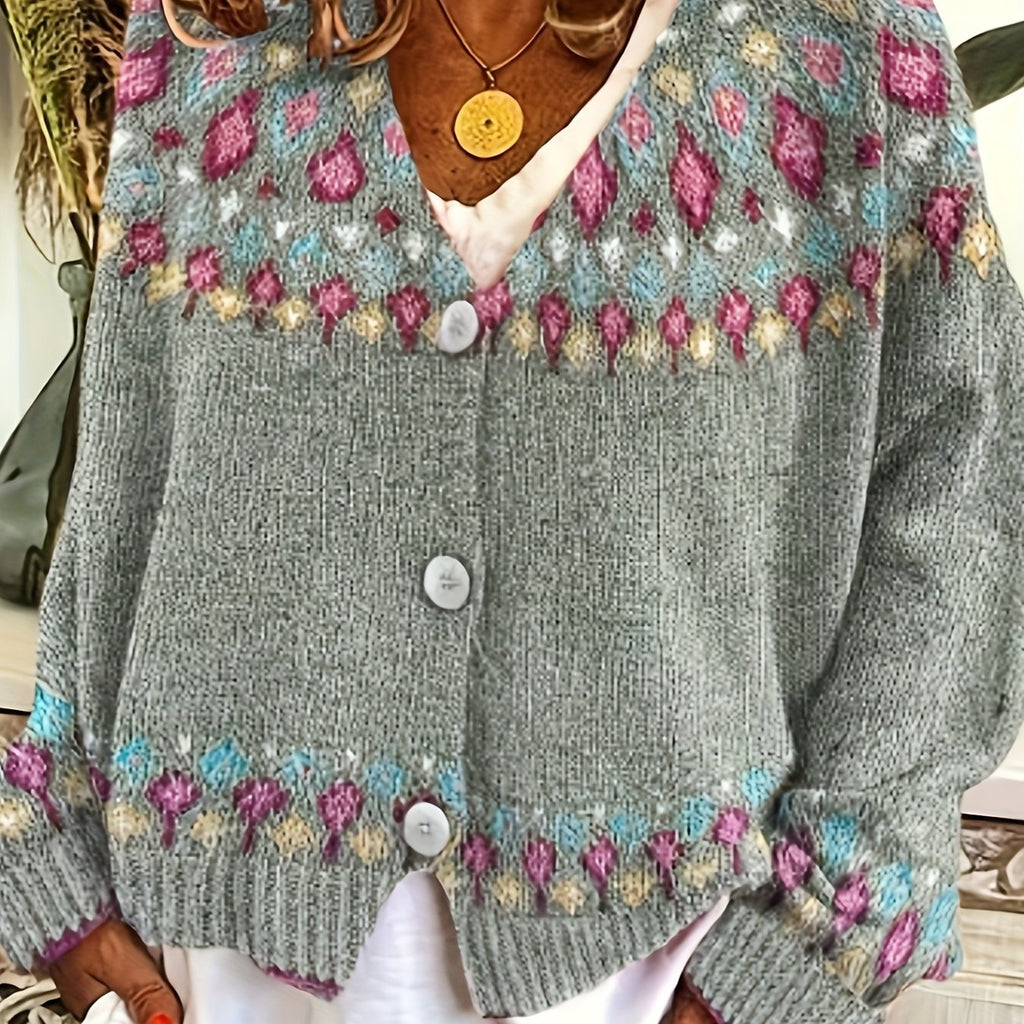 Suzanne - Gilet Boho Élégant avec Boutons
