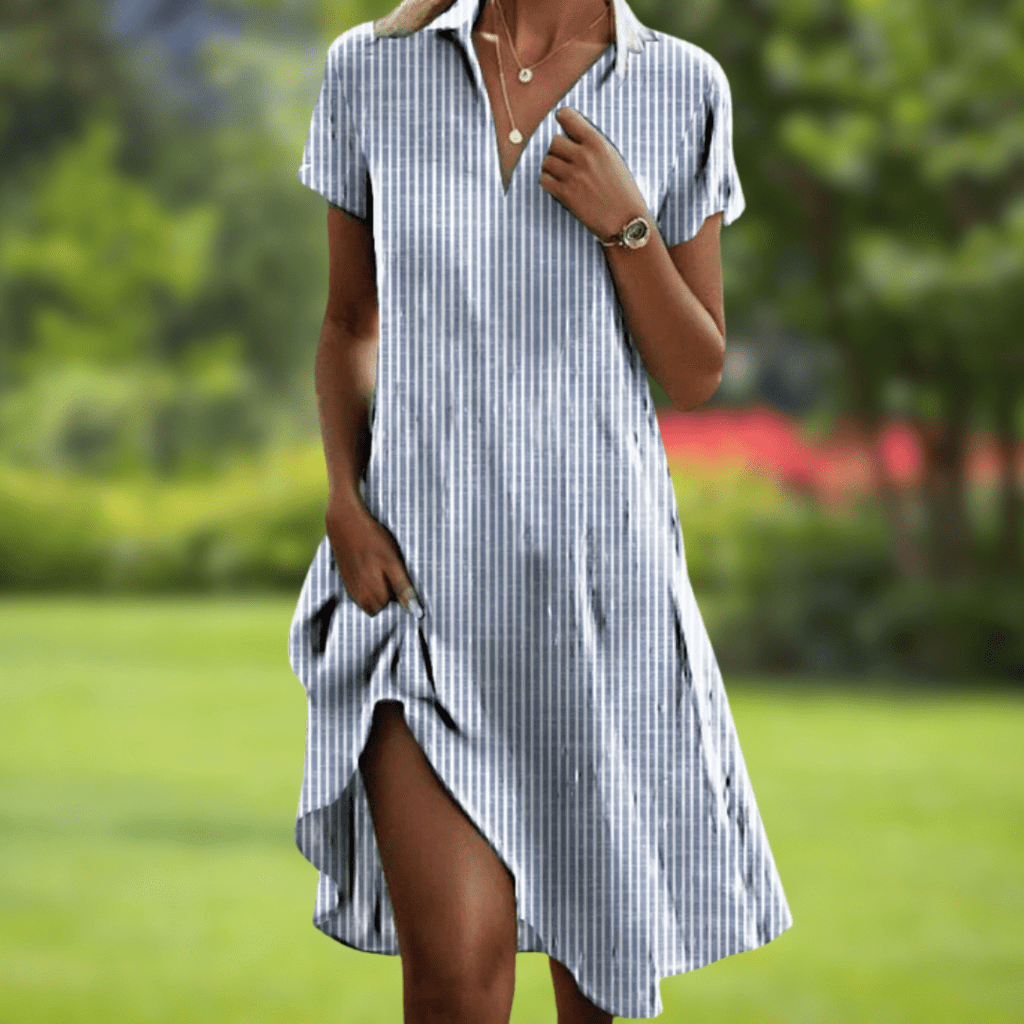 Laijene | Robe d'été avec motif floral et coupe confortable