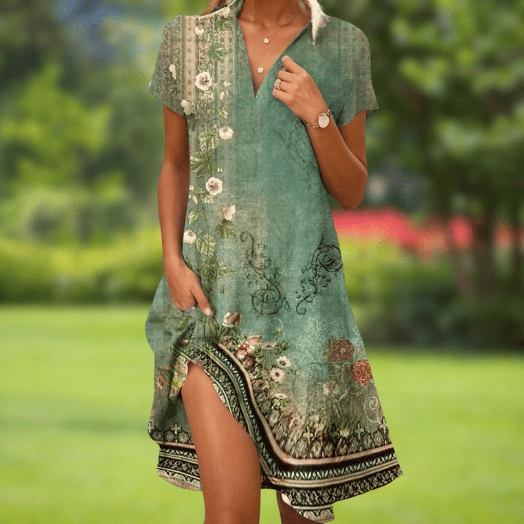 Laijene | Robe décontractée avec motif floral et coupe confortable