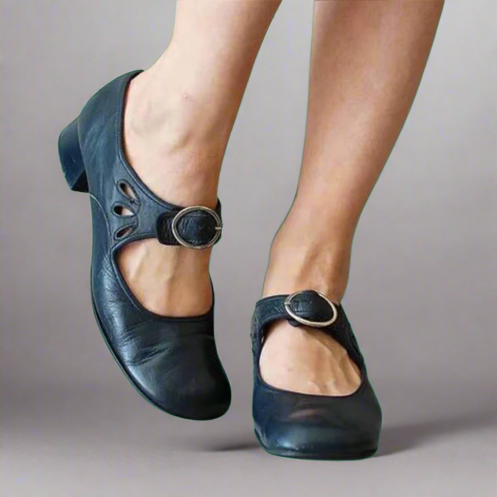 Denisa | Sandales Orthopédiques en Cuir à Semelle Wedge Confortables