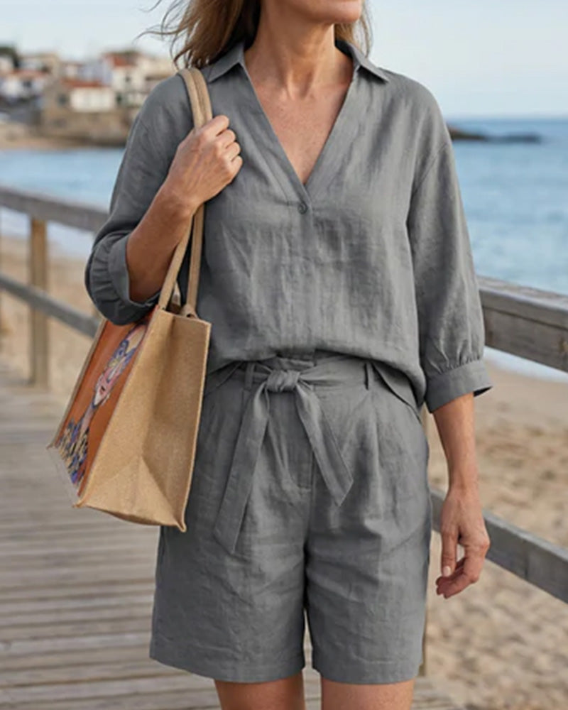 Ensemble Unie Décontracté Short