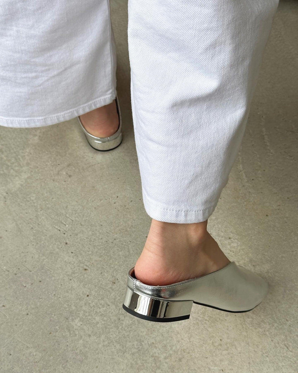 Jemeline | Sandales modernes pour femmes en look métallique