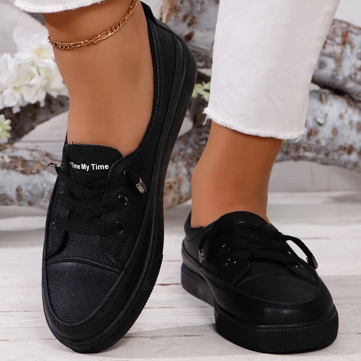 Ajelina | Chaussures à lacets orthopédiques avec semelle intérieure douce
