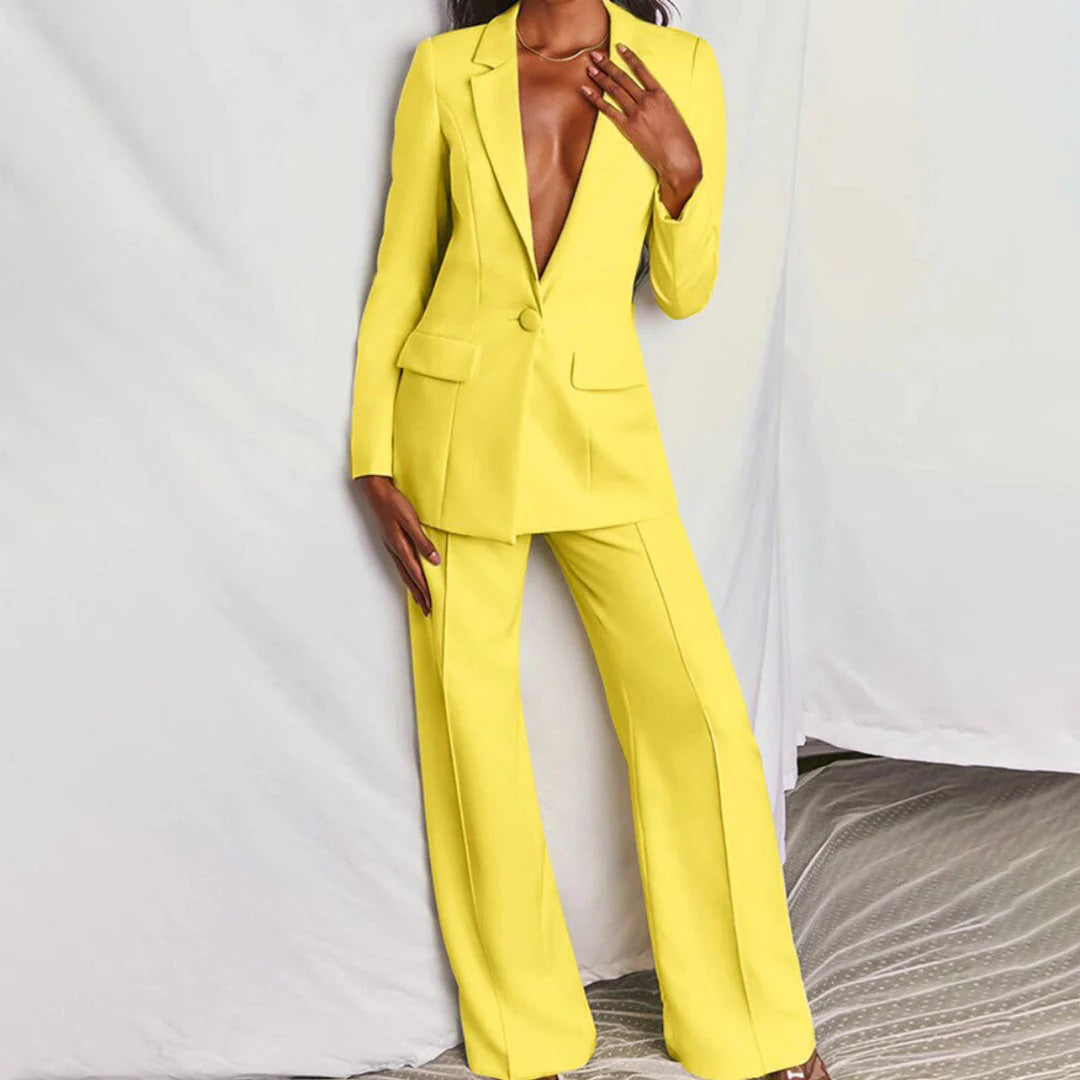 Valeria | Ensemble Blazer et Pantalon Élégant pour Femmes