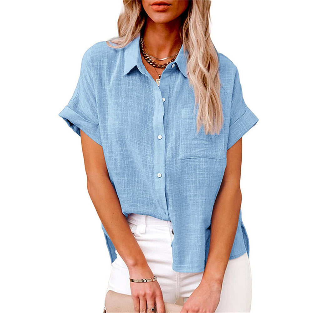 Blouse Oversize Femme – Convient pour le Printemps et l'Été, Usage Décontracté