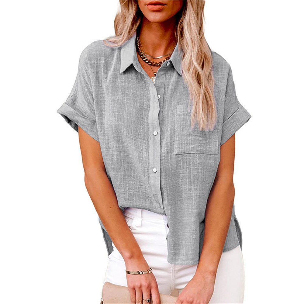 Blouse Oversize Femme – Convient pour le Printemps et l'Été, Usage Décontracté