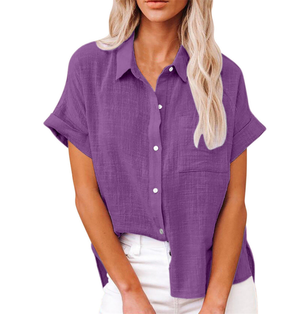 Blouse Oversize Femme – Convient pour le Printemps et l'Été, Usage Décontracté