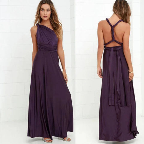 Robe à bretelles réglables pour femme | Maxi