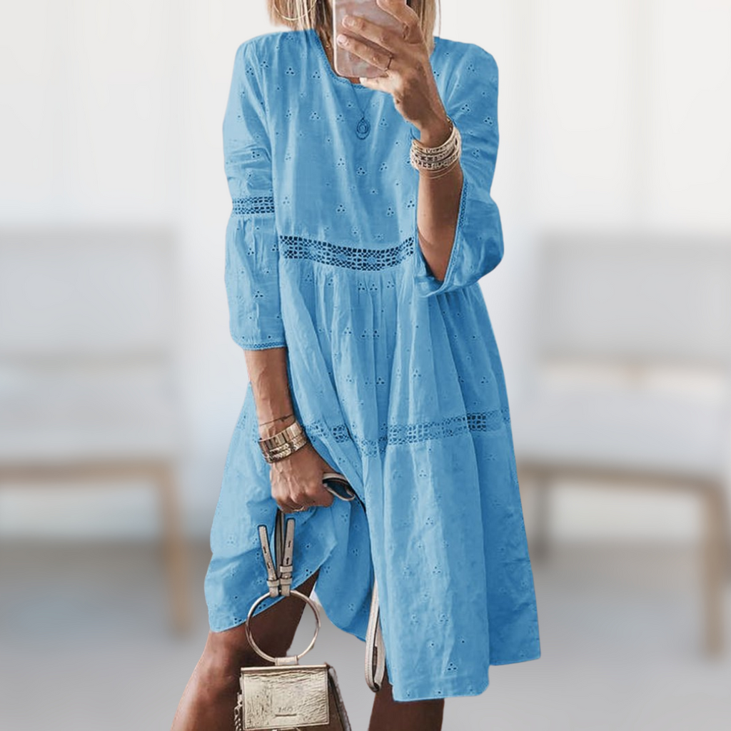 Marian™ - Robe Élégante Brodée