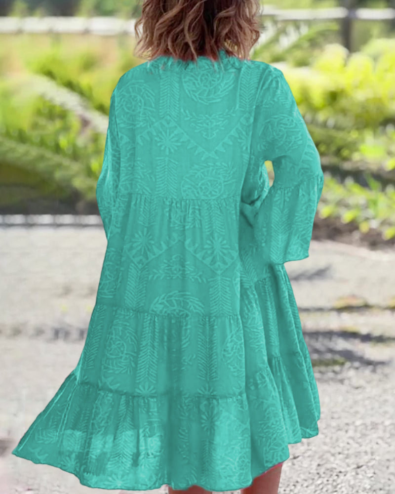 Claire | Robe Midi Ample Boho pour Femmes