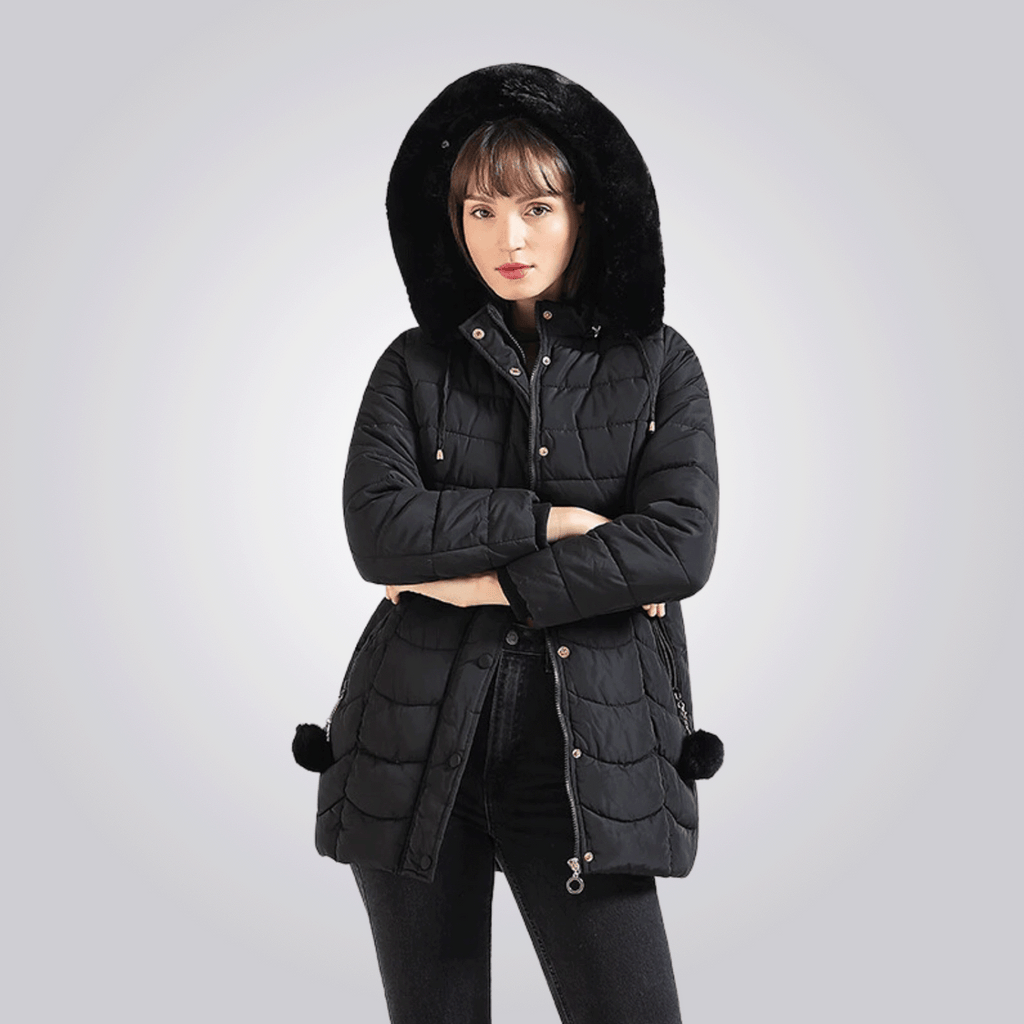 Saskia - Élégant Long Manteau D'hiver Matelassé