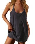 Gia™ - Robe jumpsuit sans manches chic