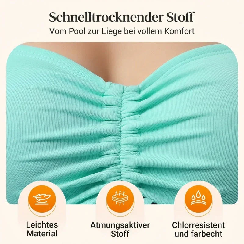 Sashina | Ensemble de maillot de bain deux pièces avec shorts de bain séparés
