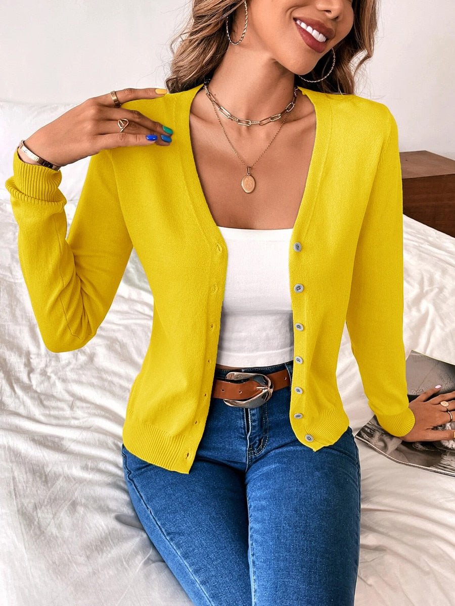 Evelyn | Veste en Tricot Légère et Élégante à Superposer