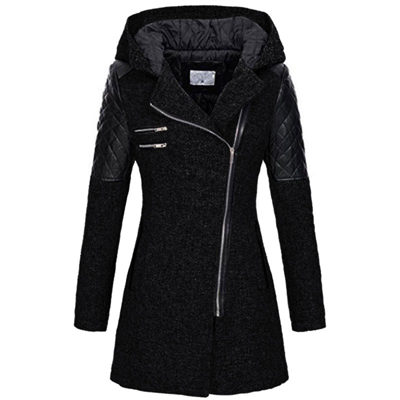 Wendy - Manteau d'Hiver Stylé Cintré avec Capuche