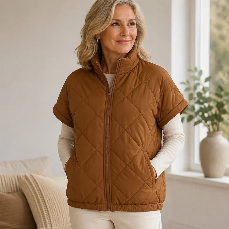 Aveiza | Gilet matelassé pour femmes, chaud et rembourré