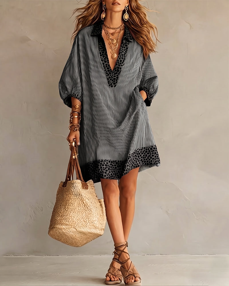 Zélie | Robe Mini pour Femmes avec Manches Bouffantes