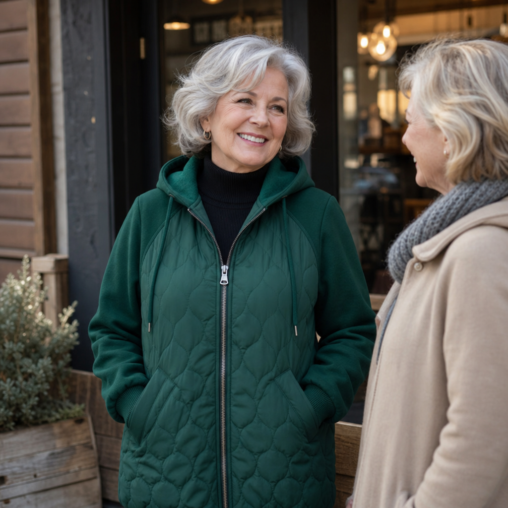 Livia | Veste d'hiver chaude et confortable pour femmes avec capuche